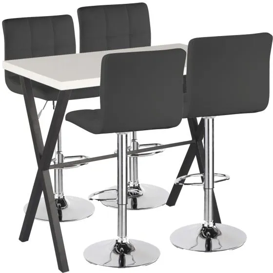 Homeville Barbordsett Grappa/Barstol svart