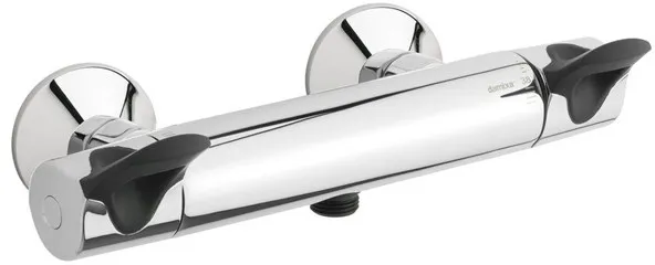 Damixa Thermixa 300 dusjkran med care-håndtak, krom/svart