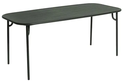 Petite Friture WEEK-END Rektangulært Bord Glas Grønn