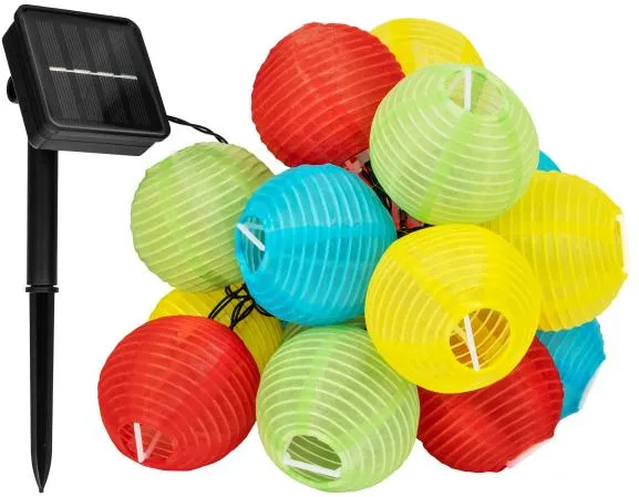 Solcelle lysslynge 20led