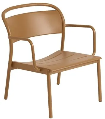 Muuto Linear Steel Lenestol Brent Oransje