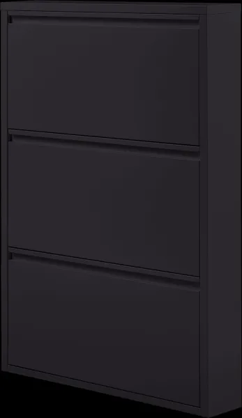 Collection Sabine, Skohylle, svart, H103x16x66 cm, metall