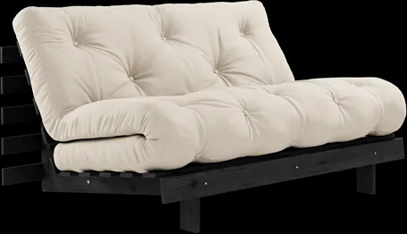 Karup Design Roots Sovesofa M. Madrass 140x200 747 Beige/Svart Furu