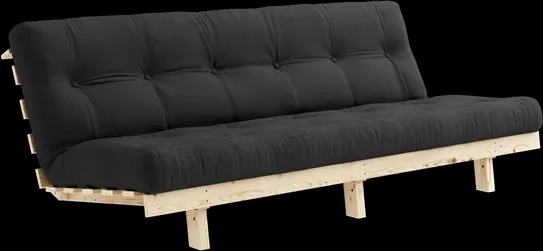 Karup Design Lean Sovesofa Med Alpha Madrass 130x200 Mørkgrå/Raw
