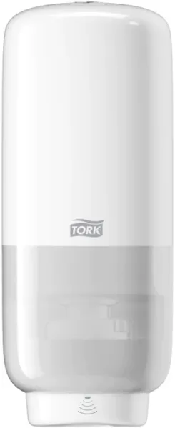 Tork S4 dispenser for skumsåpe, berøringsfri, hvit plast