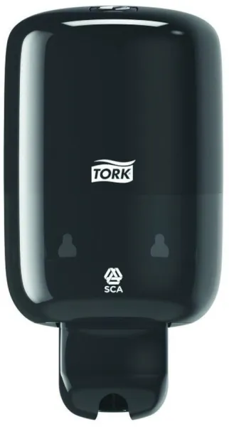 Tork S2 mini dispenser, 0,5 L, svart ABS-plast