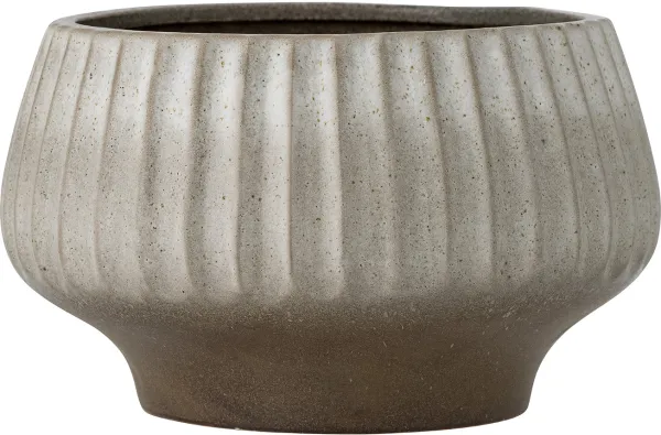 Assie, Plantekrukkebeskyttelse, grå, steingods