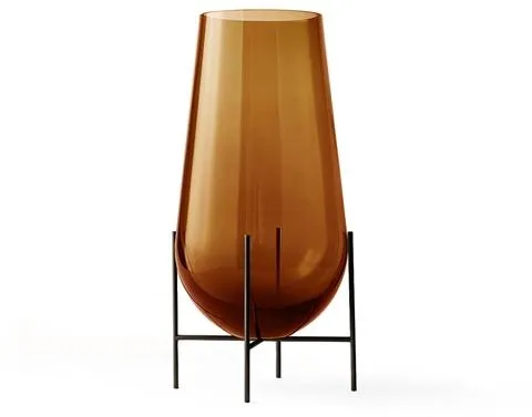 Audo Echasse Vase Liten Rav/ Bronsert Messing